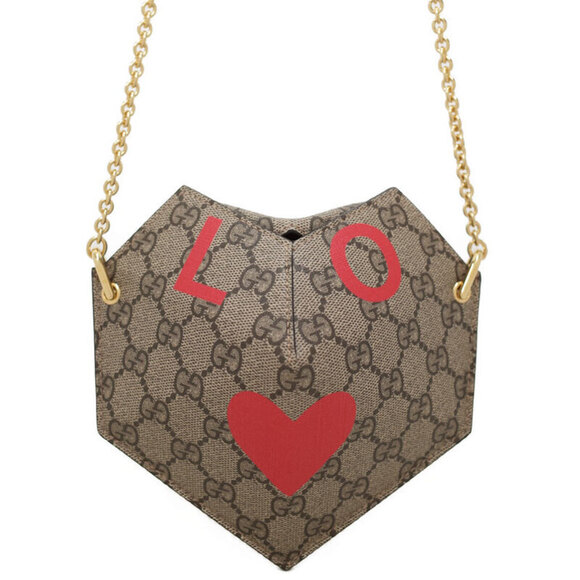 Gucci Handbags - GUCCI Heart Bag Chain Shoulder